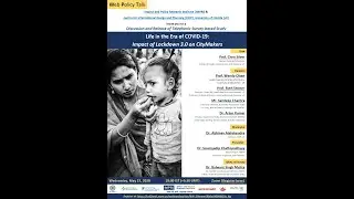 Live Video: IMPRI CIDP UF Web Policy Talk Life in the Era of COVID 19 Impact Lockdown CityMakers