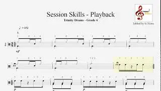 PLAYBACK DRUMS Grade 6 - Trinity Rock & Pop Session Skills