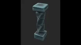 ZBrush - Substance Painter 2: How to make a simple Column - Free model and texture #1