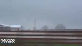 Brief Rain Wrapped Tornado near Mt. Olive, MS - 01/03/15