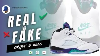Jordan 5 Grape Real vs Fake 2025&nbsp;| Do Not Get Scammed 👟🚫
