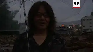 Hiroshima residents talk of flooding and mudslides ordeal