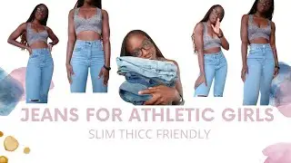 The Best Jeans for Athletic Girls | Slim Thick Friendly | Demi Ayinke