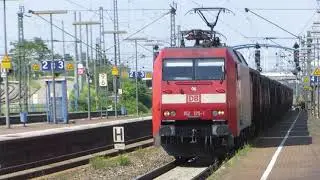 Eisenbahn Clip 24 - Züge am Bahnhof in Mannheim Waldhof