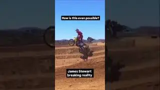 James Stewart with a crazy jump at a public MX Track #supermotocross #jamesstewart