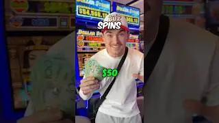 I WON The Bonus Feature On My LAST $50 Spin On Egyptian Jewels🎰| Luca Kante #casino #shorts #viral