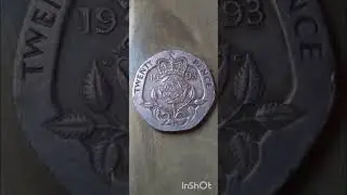 erreur in 20 pence Elizabeth II 1993