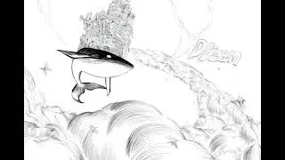 [Animation] Whales, Howl's moving castle, swimming in the sky. #animation #ai #art #anime 