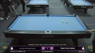 TEAM JUST FOR FUN (MAN/ ZHENG) vs TEAM TWO CHENS - SNOOK-D - TABLE 10 | EvoSports