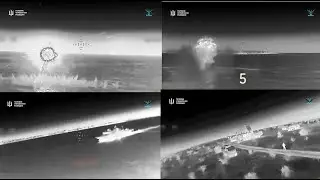 Pantsir Misses Drone FIVE Times During Strikes on S-500 Radar and BK-16 Landing Craft in Crimea
