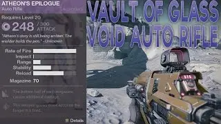 Destiny: Vault of Glass Loot- Void Auto Rifle