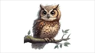 Owl face vector art | owl vector free