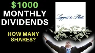 How Many Shares Of Stock To Make $1000 A Month? | Leggett & Platt (LEG)