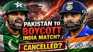 Pakistan to Boycott India Match? ICC Under Pressure  #indiavspakistan #pakistancricket