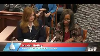 CNS Healthcare @ Health Michigan Senate Hearing - Health Policy