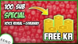 Krunker | Voice Reveal + KR Giveaway | 100 Sub Special