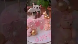 half birthday cake design...