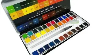 Swatching My New Watercolors
