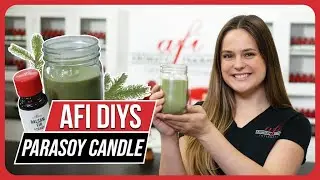 How to Make a Parasoy Candle With liquid dye