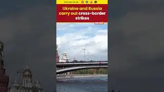Ukraine and Russia Exchange Heavy Cross-Border Strikes #ukrainerussiawar #ukrainestrike #shorts