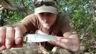 #150 BR Mini Aurora - review + test (4 y.o. video, still a good knife, and still expensive one)
