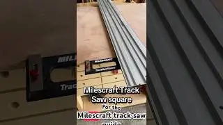 The new @milescraft track saw square for the @milescraft track saw guide.