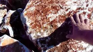 Rusted White Quartz Boulders