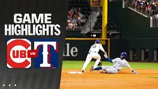 Cubs vs. Rangers Game Highlights (3/31/24) | MLB Highlights