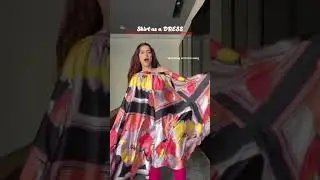 Let&rsquo;s try this viral skirt as a shirt hack 😍 #viralhacks #fashionhacks #diyfashion #fashiontrends