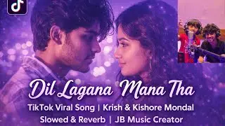 Dil Lagana Mana Tha Song | Krish & Kishore Mondal | Slowed & Reverb | JB Music Creator