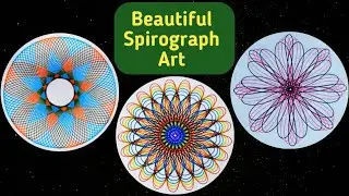 Awesome spiral designs that you must like || Spirograph and geometric art
