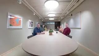 Huddly Director demo for Huddly Crew in large room