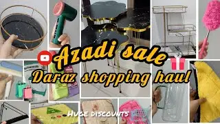 Huge Daraz Shopping Haul 🛍️🛒🎉| Big Azadi sale 2025 ✨|