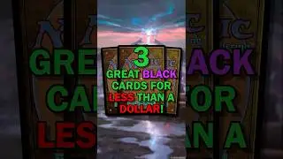 3 GREAT Black Cards Under a DOLLAR!
