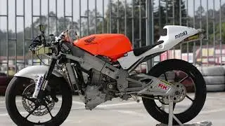 HRC NSF250R test. 赛场实拍 HRC Moto3 赛车 NSF250R.
