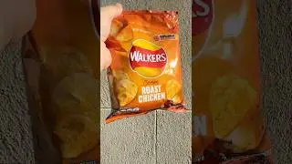 Walkers UK Roast Chicken Flavour Crisps UNRAVELLED 😍 #unwrap #snacks #crisps #walkers #snacking