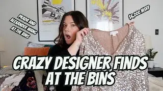 Starting the New Year Off Right with Crazy Designer Finds at the Bins!  36 Pieces, Over $1000 Profit