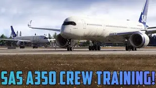 ✈️ SAS A350 CREW TRAINING! 🔥✈️ ENGM ➜ EKCH ➜ EGLL ✈️