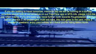 Amazing Conductor last stop announcement with Van Ritshie