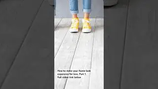 Lime wash floorboards make a home look expensive for less