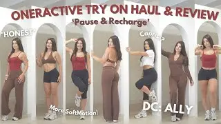 OnerActive try on haul & review | Pause & Recharge | SoftMotion drop, VERY HONEST! | Discount code!!