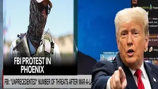 Hasanabi Reacts to Armed Trump supporters gathered outside Phoenix FBI Office