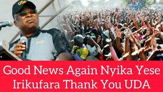 Good News Again, Nyika Yese Irikufara Thank You UDA 🔥🔥