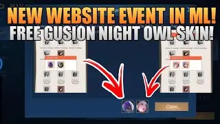 NEW WEBSITE EVENT! FREE GUSION NIGHT OWL COLLECTOR SKIN FOR FREE IN MLBB JULY 2021