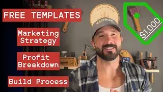 Simple woodworking project to keep your business alive!  FREE TEMPLATES and marketing strategies