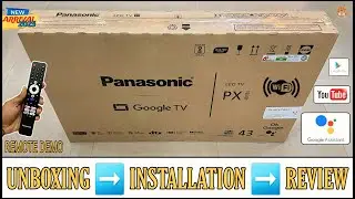 PANASONIC TH-43PX750DX 2025 || 43 Inch 4K Google Tv Unboxing And Review || Dolby Vision And Atmos Tv