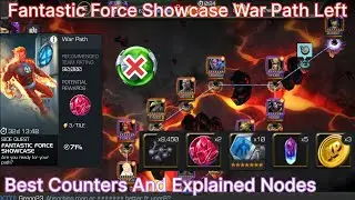 Fantastic Force Showcase War Left Path Explained In hindi Mcoc