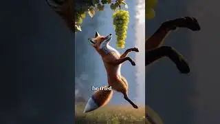 The fox and the Grapes#fox and grapes🦊🦊🍇🍇👌#shorts#subscribe