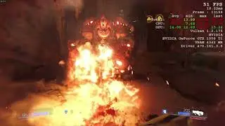 How well does DOOM 2016 run on Linux? (proton 8.0-2) | GTX 1050 Ti & Debian 11