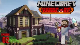 Minecraft Hardcore | Episode 2 – Building My First Base